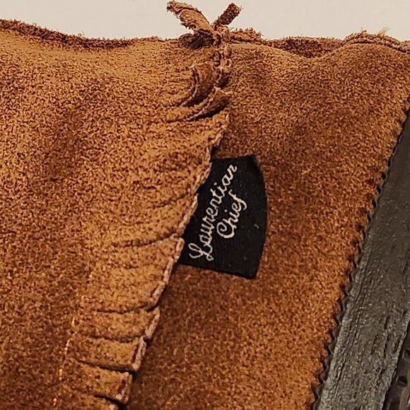 Laurentian Chief Tall Moccasin Boots Women's Size 8 Mukluks - Picture 4 of 10